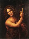 Leonardo da Vinci - St John the Baptist painting